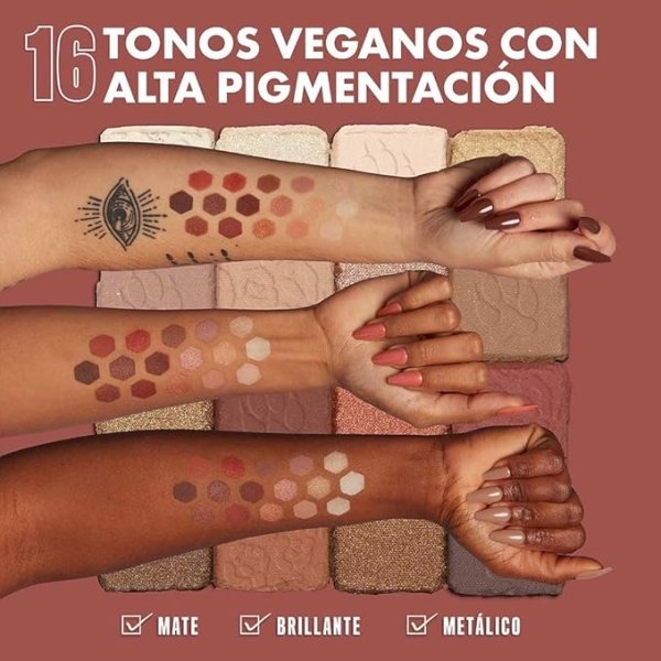 NYX Ultimate Warrm Neutrals Shadow Palette - Imagen 3