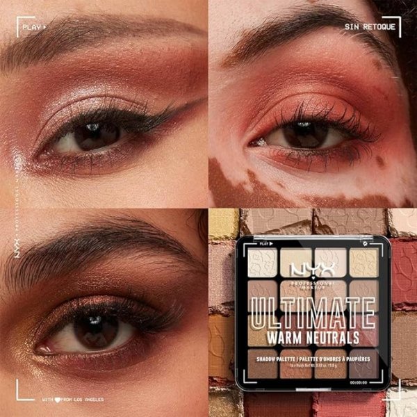 NYX Ultimate Warrm Neutrals Shadow Palette - Imagen 4
