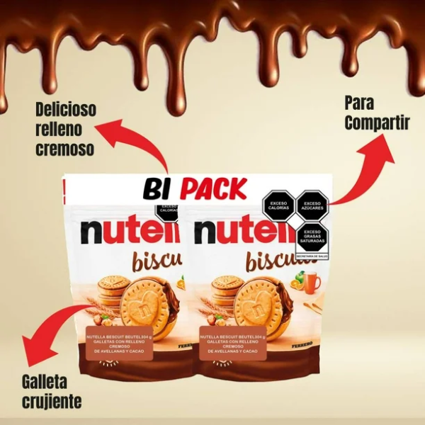 NUTELLA BISCUITS BIPACK 304g c/u - Imagen 3