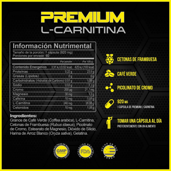 FORZAGEN CARNITINA + CLA 2 FRASCOS DE 60 CÁPSULAS c/u - Imagen 2