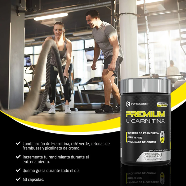 FORZAGEN CARNITINA + CLA 2 FRASCOS DE 60 CÁPSULAS c/u - Imagen 3